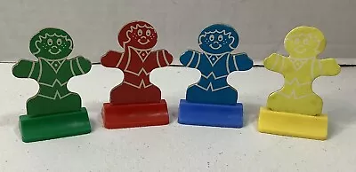 (Set Of 4) Vintage Candy Land 1962 Replacement Player Pieces Gingerbread Pawn • $5.39