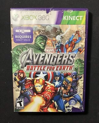 Marvel Avengers Battle For Earth Video Game Xbox 360 • $5.09