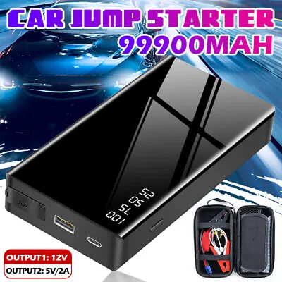 99900mAh Car Jump Starter Power Bank Portable Battery Power Booster AUS • $65.99