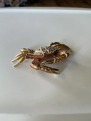 $5 • Buy Nobility Bejeweled Crab Trinket Box Vhtf Great Condition