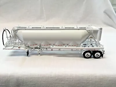 J & L Pneumatic Vacuum Tanker Trailer All White DCP First Gear Farm Toy  #4273 • $54