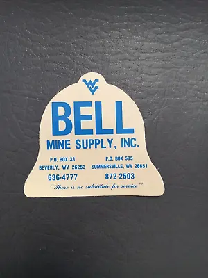 Nice Bell Mine Supply Hard Hat Decal Rare Coal Mining Sticker • $1