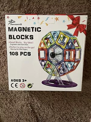 Magnetic Tiles Building Blocks Kids Toy 108 Pieces BRAND NEW In Box • $14.99