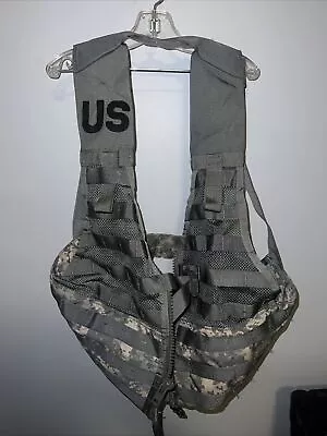 Usgi Acu Molle Ii Fighting Load Carrier Flc Lbv Tactical Vest Digital Camo • $9.99