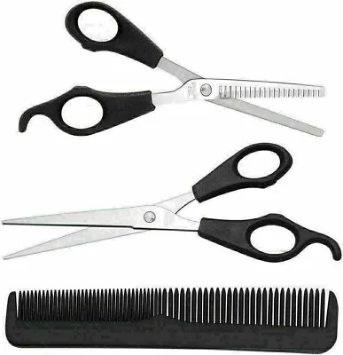 Hair Cutting Thinning Scissors Shears Hairdressing Salon Professional Barber Set • £2.99