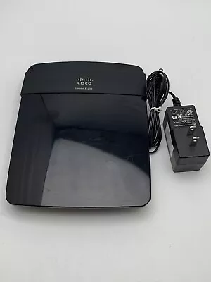 ✅ Linksys E1200 Wireless-N Router 4 10/100 Ethernet Ports 2.4 GHz Tested/Working • $12.99