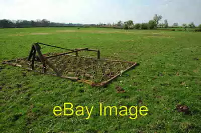 Photo 6x4 Chain Harrows At Okle Clifford Used For Harrowing The Land This C2009 • £2