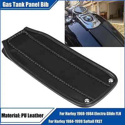 Fuel Gas Tank Panel Bib Bra Pad For Harley 1983-1993 Softail - FXST Motorcycle • $41.78