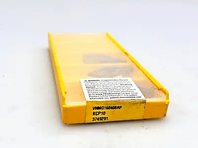 Kennametal VNMG 160408RP KCP10 (VNMG 332RP) Carbide Turning Inserts (Box Of 3) • $29.95