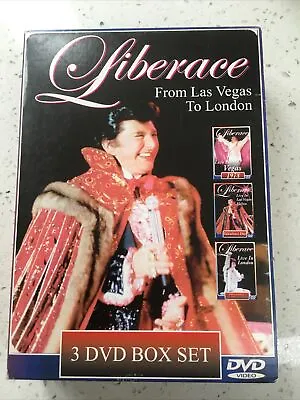 Liberace - Liberace: From Las Vegas To London 3 Dvds • £14.99