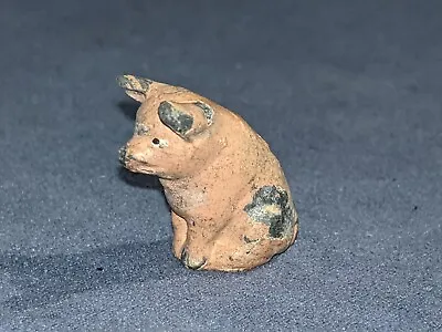 Vintage Miniature Pig Cold Painted Cast Lead Figurine • $16.76