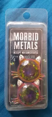 Morbid Metals 3/4  316 Stainless Steel Ear Lobe Plugs • $14.99