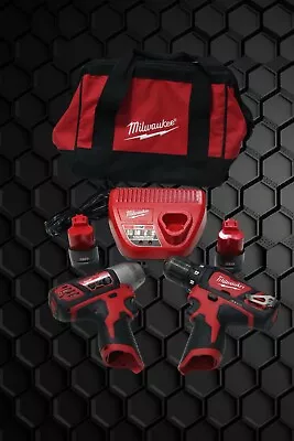 Milwaukee M12 Cordless Brushed 2 Tool Drill And Impact Driver Kit • $92.99