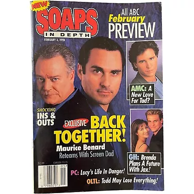 ABC SOAPS IN DEPTH February 3 1998 Michael E. Knight Ron Hale Maurice Benard • $27.25