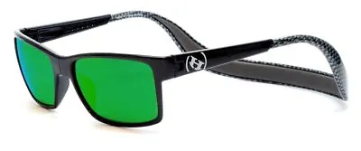Hoven Eyewear MONIX In Black & Grey Carbon Fiber & Green Polarized • $152.87