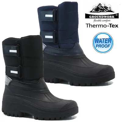 £24.95 • Buy Ladies Snow Boots Winter Waterproof Mucker Thermal Wellingtons Fur Warm Size