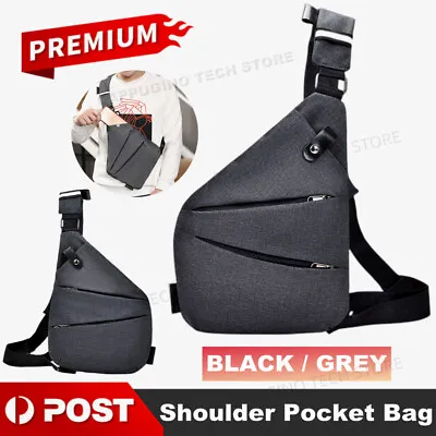 $15.65 • Buy Waterproof Bag Personal Anti Theft Shoulder Man Pocket Portable Chest Travel AU