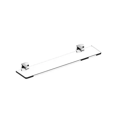 Timeless Sleek Chrome Brass Glass Shelf Luxury Series • $44.70