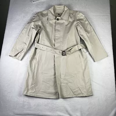 Burberry London Men’s Rain Trench Coat Tan Size 50 Belted  • $129.90