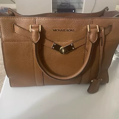 Michael Kors Nouveau Hamilton Large  Brown Leather (missing Leash) • $50