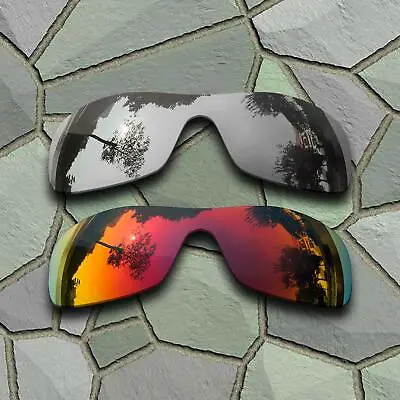 US Silver&Violet Red Polarized Lenses Replacement For-Oakley Antix • $14.99