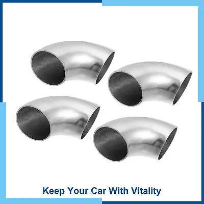 Universal OD 2 Inch 90 Steel Bend Tube Exhaust Elbow Pipe Package Of 4 • $22.32