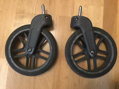 £21 • Buy UPPABaby VISTA 2015+ Carbon Black 2 Front Wheels (Recently Replaced)