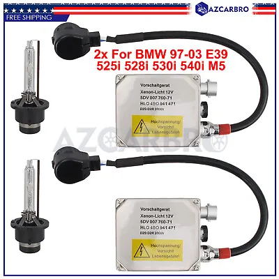 2x For 97-03 BMW E39 525i 528i 530i 540i M5 Xenon Ballast D2S Bulb Control Unit • $65.99