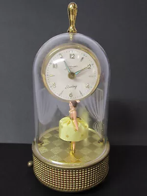 $200 • Buy Vtg Schmid Darling Dancing Ballerina Music Box Clock