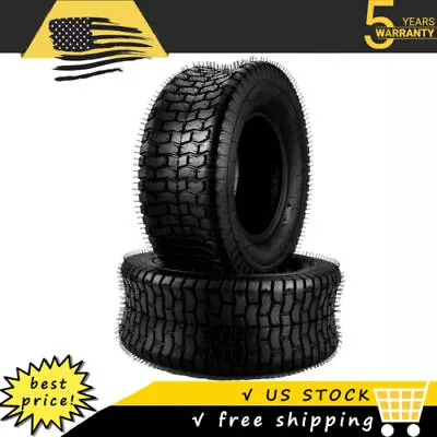 Pair New Tires 16x6.5-8 16x6.5x8 Lawn Mower Tractor Cart Turf Tires /4PR By KAC • $58.99