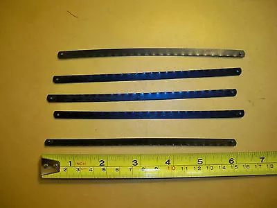 5 Pc Mini/Junior Hack Saw Blades 6-Inch Long X 5-3/4-Inch Between Pins  18 TPI • $7.99