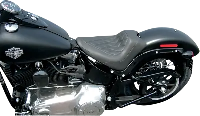 12-17 For Harley Softail Slim FLS MUSTANG Wide Tripper Solo Seat Black Diamond • $410