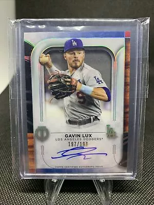 2022 Topps Tribute Gavin Lux Autograph /199 LA Dodgers #TA-GL • $24.99