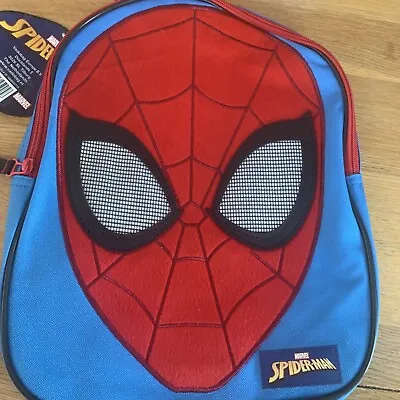 MARVEL SPIDERMAN Superhero Backpack School Bag Rucksack Unisex Junior Boys NWT • £5.99