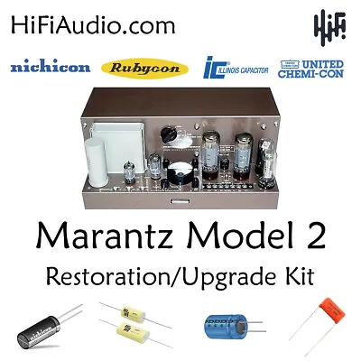 Marantz Model 2 2A 2B Amplifier Restoration Capacitor Repair Service Rebuild Kit • $115