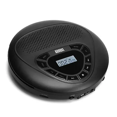 Portable CD Player Personal Walkman Speakers TF Card Boombox Retro Disc MP3 SE10 • £48.95