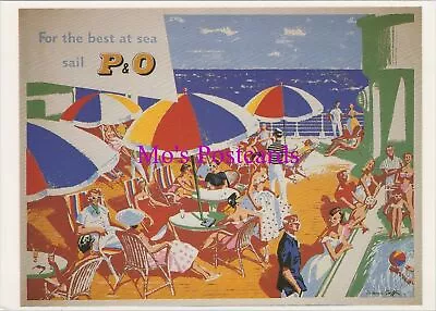 Advertising Postcard - P & O Cruising Holidays Travel Art Sailing   RR20690 • £2.20
