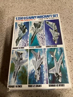 TAMIYA U.S. Navy Aircraft Set 1:350 Scale Model Kit # 7306 Sealed • $23.95