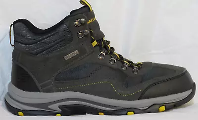 Skechers Mens Hiking Boots Us 11 Trego Pacifico Gray Relaxed Fit Memory Foam Nib • $49.58