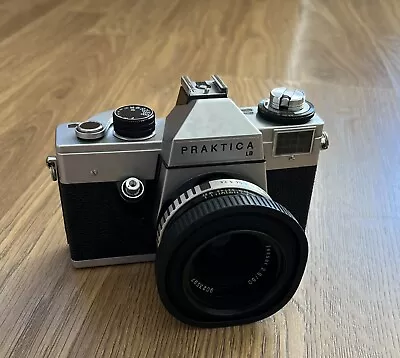 Praktica Lb Vintage Camera + Carl Zeiss Jena Lens + Pentacon Case • £2