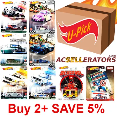 🔥 Hot Wheels 🔥 Premium Car Culture / Pop Culture YOU PICK 🚗🚙 - NEW 4/22 ✅ • $9.42