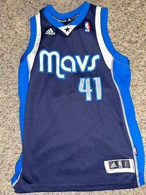 Dirk Nowitzki Dallas Mavericks NBA Sewn  Jersey  Adidas Youth Large +2 • $40.35