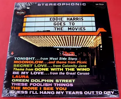 Eddie Harris  GOES TO THE MOVIES  1962 Vee-Jay SR 3031 Stereo Factory Sealed NM • $60