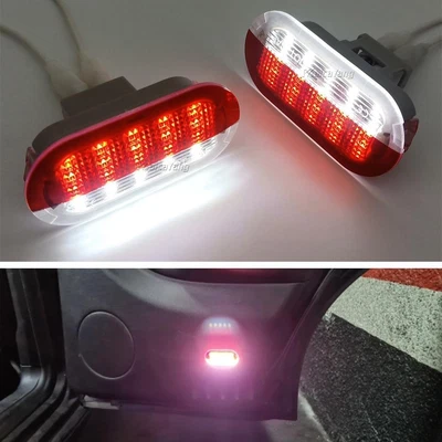 $32.87 • Buy 2x LED VW Golf 3 4 Polo Mk3 Mk4 Bora 6R 1J0947413 Courtesy Door Foot Light