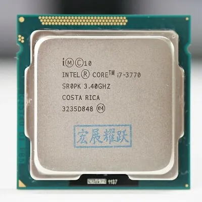 £79.80 • Buy Intel Core I7-3770 SR0PK 3.4 GHz Quad Core LGA 1155/Socket H2 CPU Processor