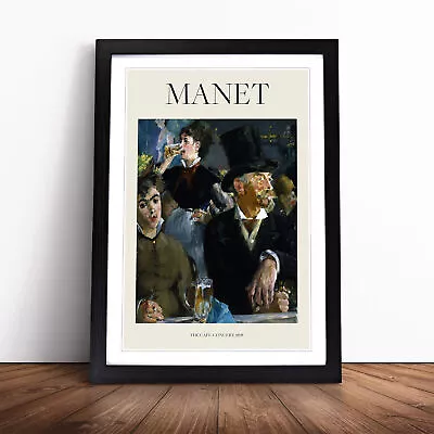 At The Cafe By Edouard Manet Wall Art Print Framed Canvas Picture Poster Decor • £14.95