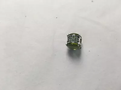 £37 • Buy Pandora Clear Green Bead Green Paved Charm Crystals Lined 925 Sterling Silver
