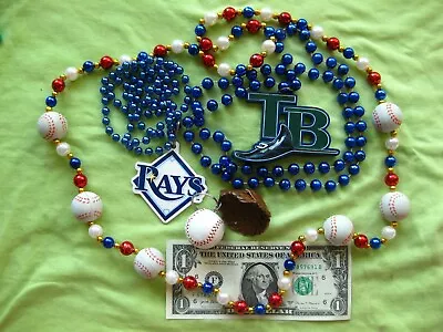 Tampa Bay Rays Baseball Team Beads Plastic Lot Major League Team World Series   • $25.95