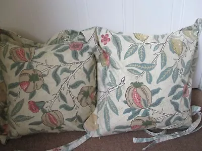 2 William Morris Square Seat Pads New • £14.99