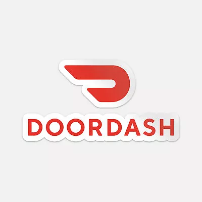 DOORDASH Red Sticker Vinyl Car Bumper Decal • $3.84